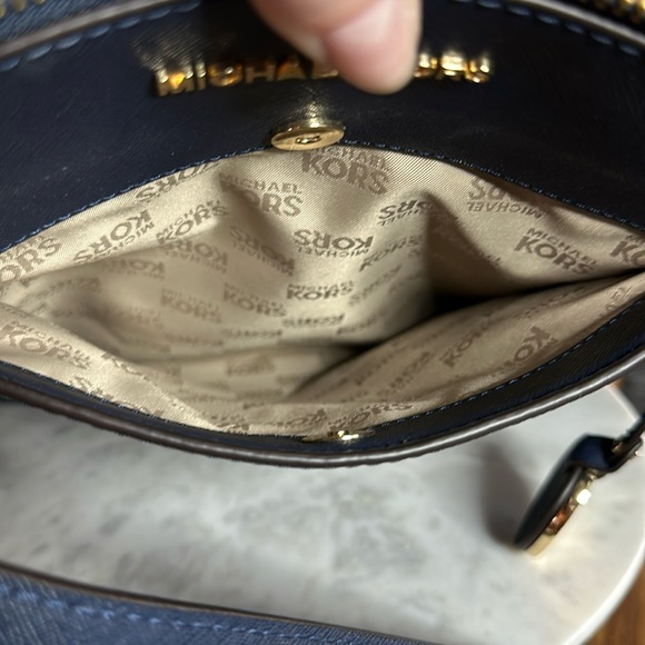 Michael Kors Ciara Navy Tote - Picture 9 of 17